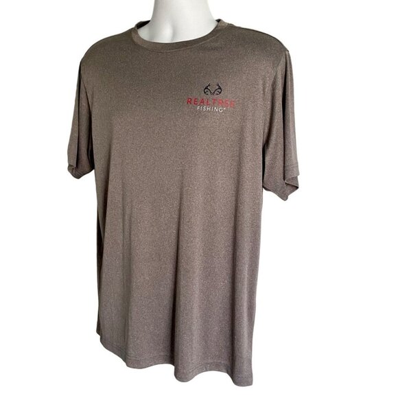 Realtree Short Sleeve Performance Fishing Shirt Men's Large - Picture 4 of 7